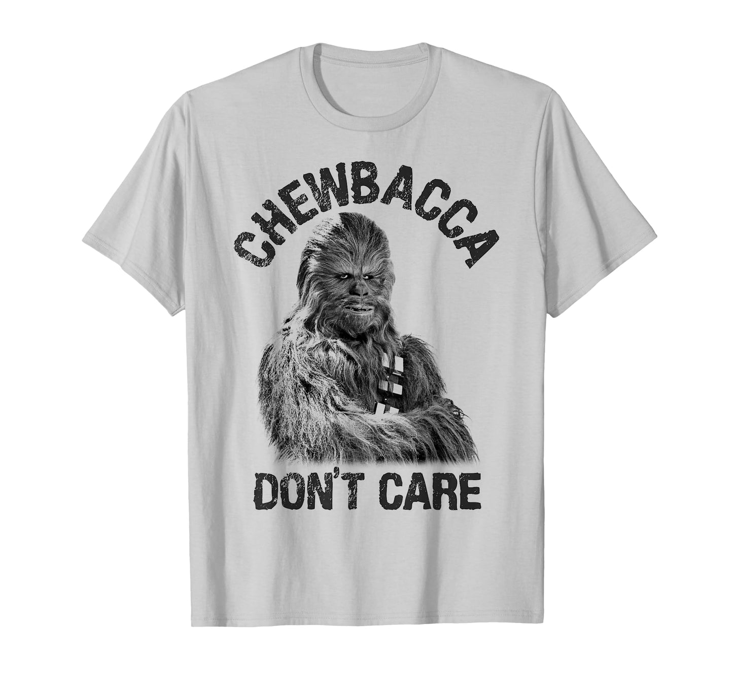 Star Wars Chewbacca Don't Care Funny Logo T-Shirt