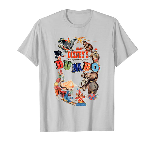 Disney Dumbo Classic Characters Logo T-Shirt Small