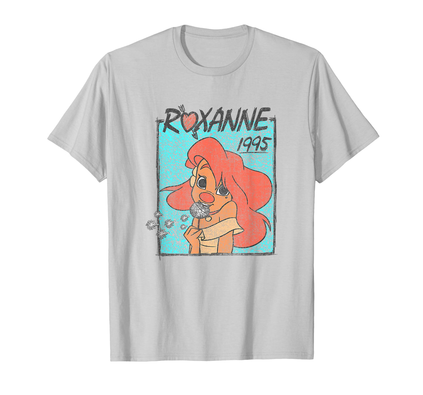 Disney A Goofy Movie 1995 Roxanne Dandelions Retro Portrait T-Shirt