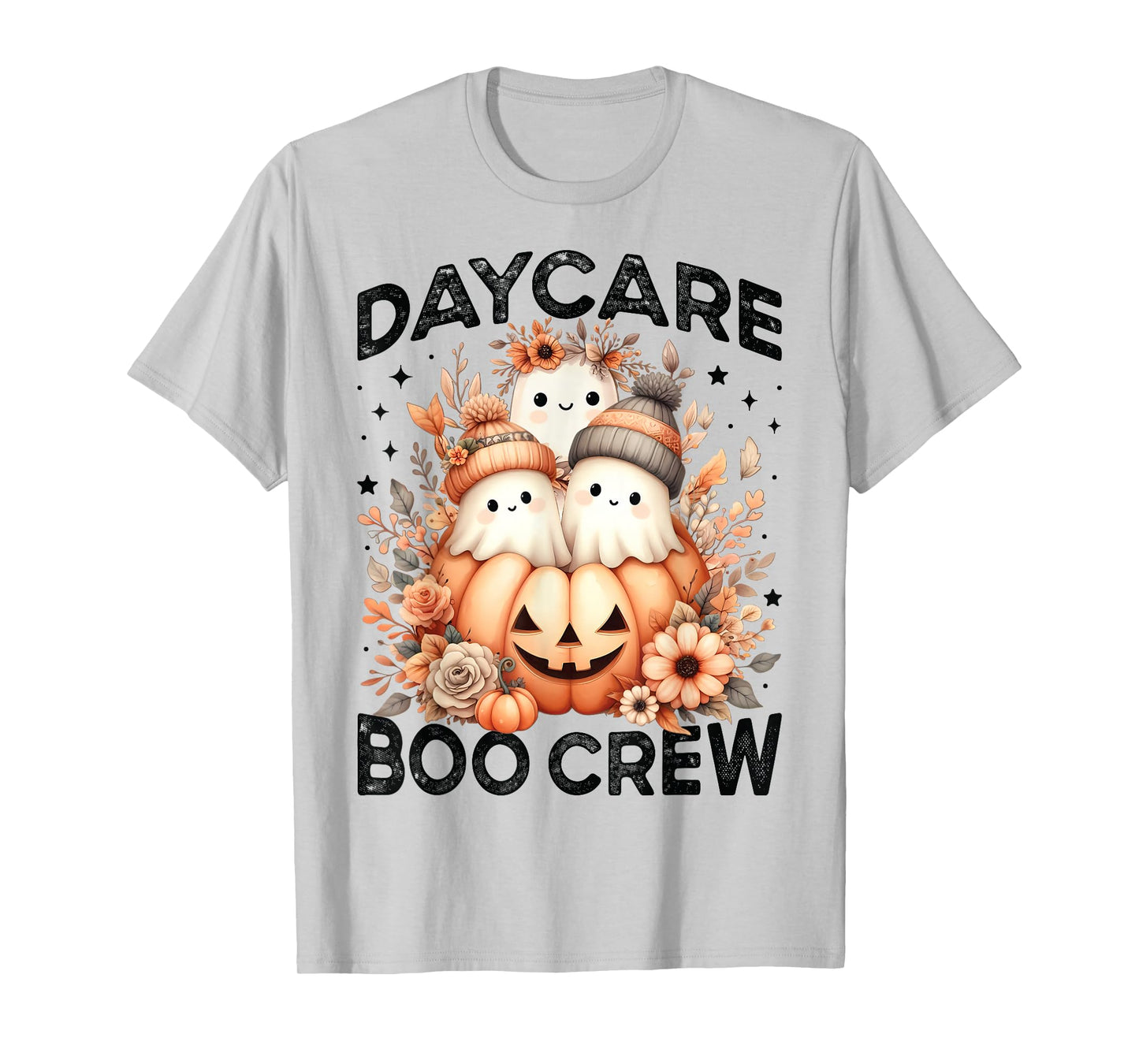 Boo Crew Daycare Teacher Matching Halloween Costume Ghost T-Shirt