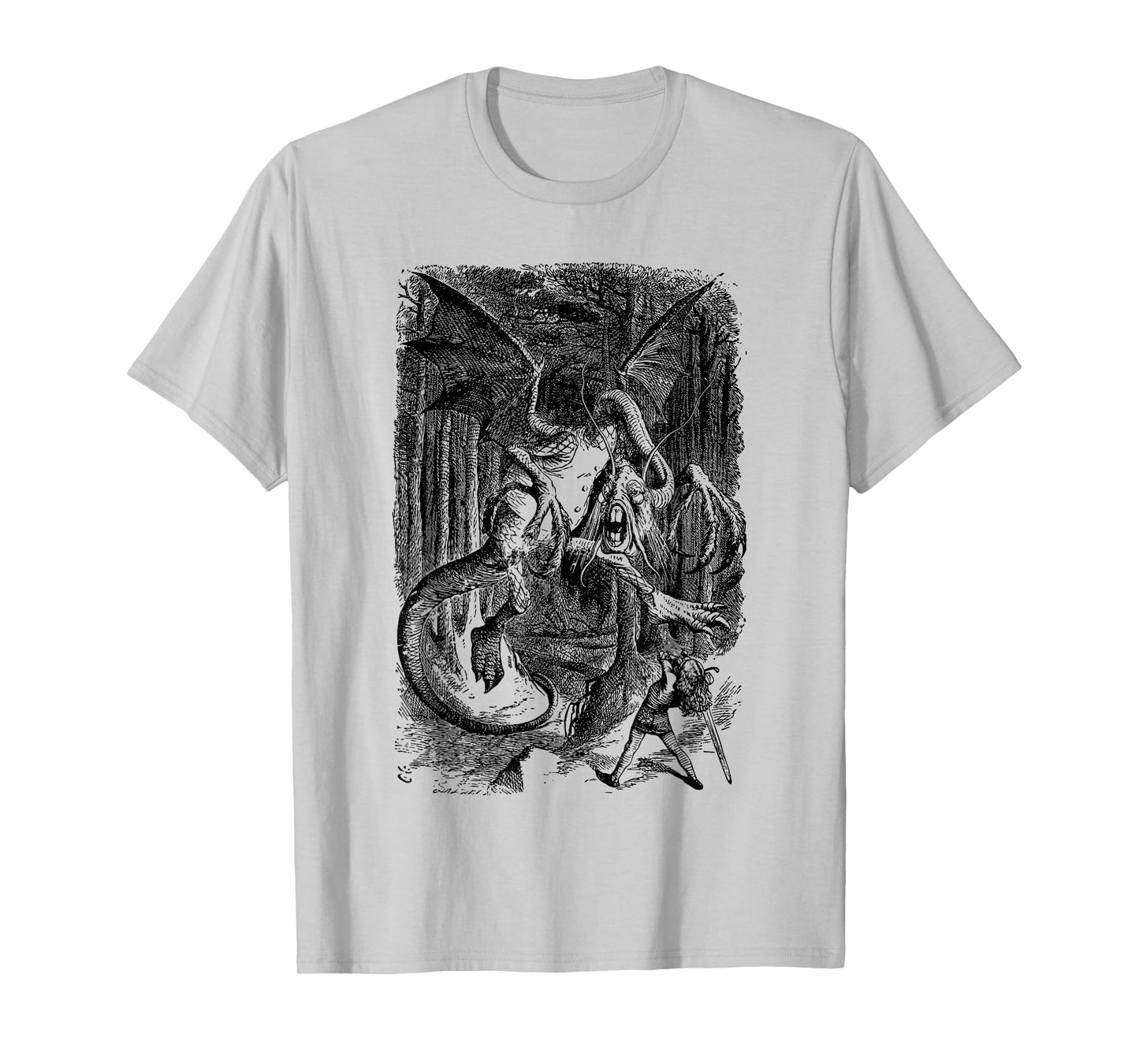 Big Texas Alice in Wonderland -The Jabberwocky T-Shirt T-Shirt
