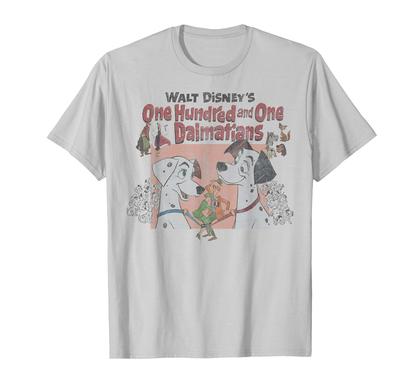 Disney 101 Dalmatians Pongo & Perdita Classic Logo T-Shirt