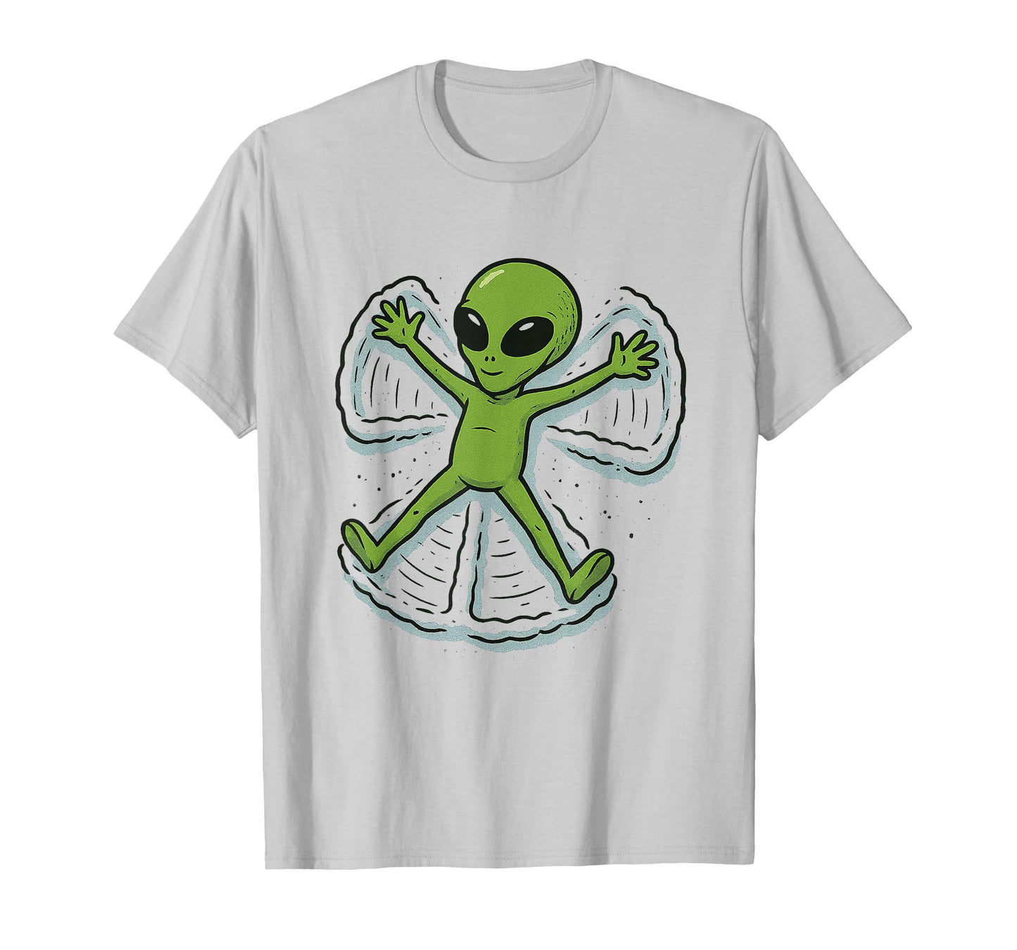 Christmas Alien Snowy Snow Men Women Kids T-Shirt