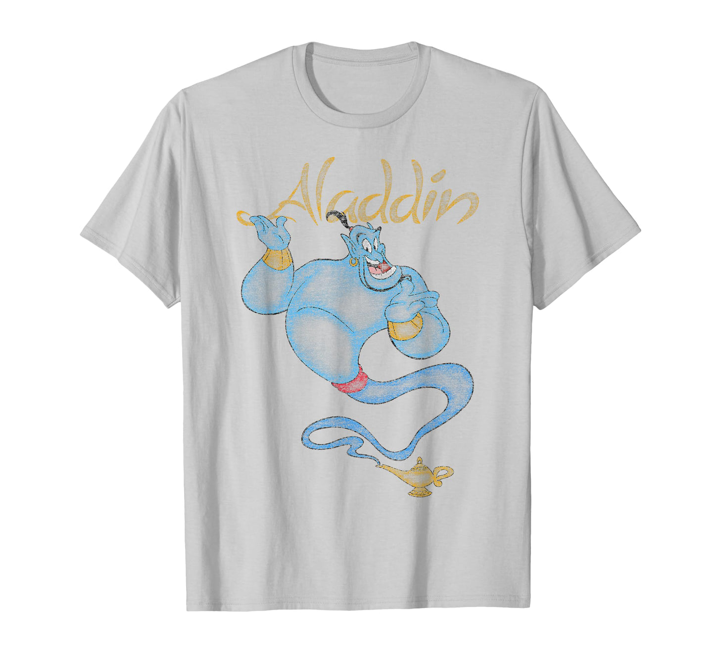 Disney Aladdin Distressed Genie Floating T-Shirt