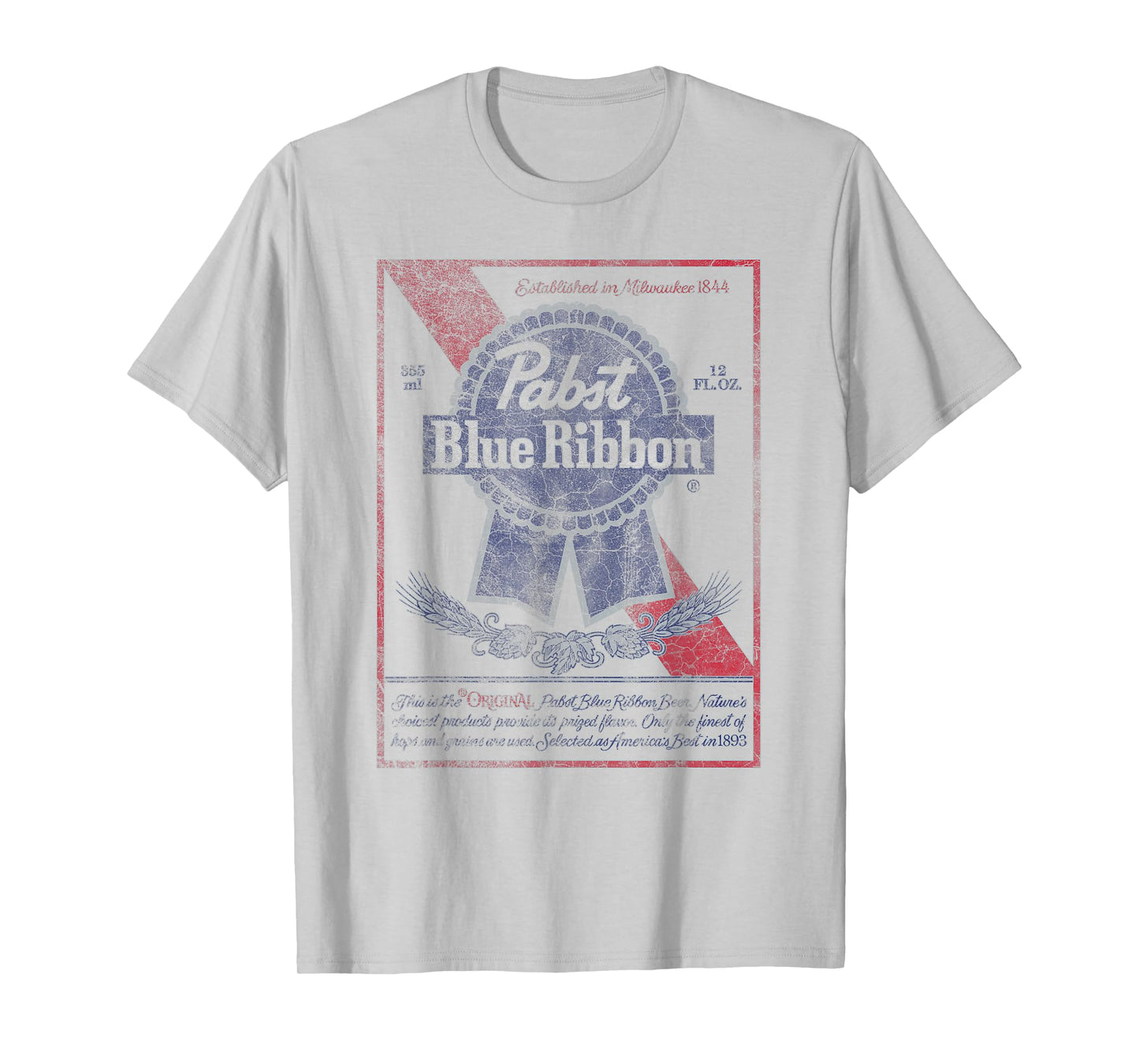 Pabst Blue Ribbon Can Label T-Shirt