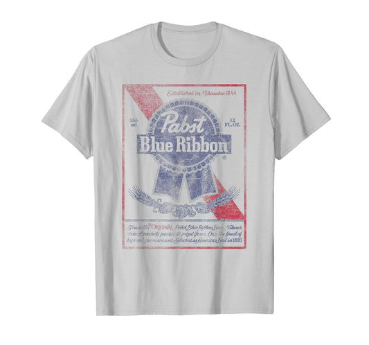 Pabst Blue Ribbon Can Label T-Shirt