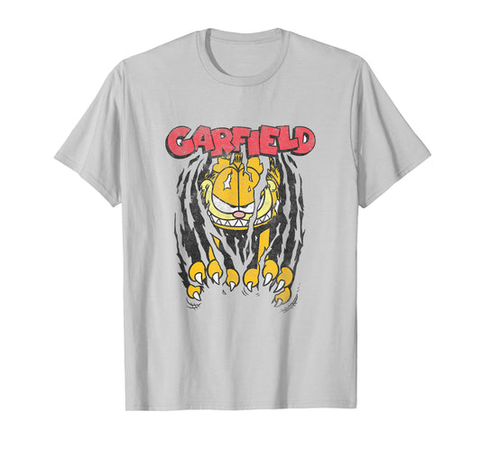 Garfield Vintage Classic Comic Cat Scratch Menacing Face T-Shirt