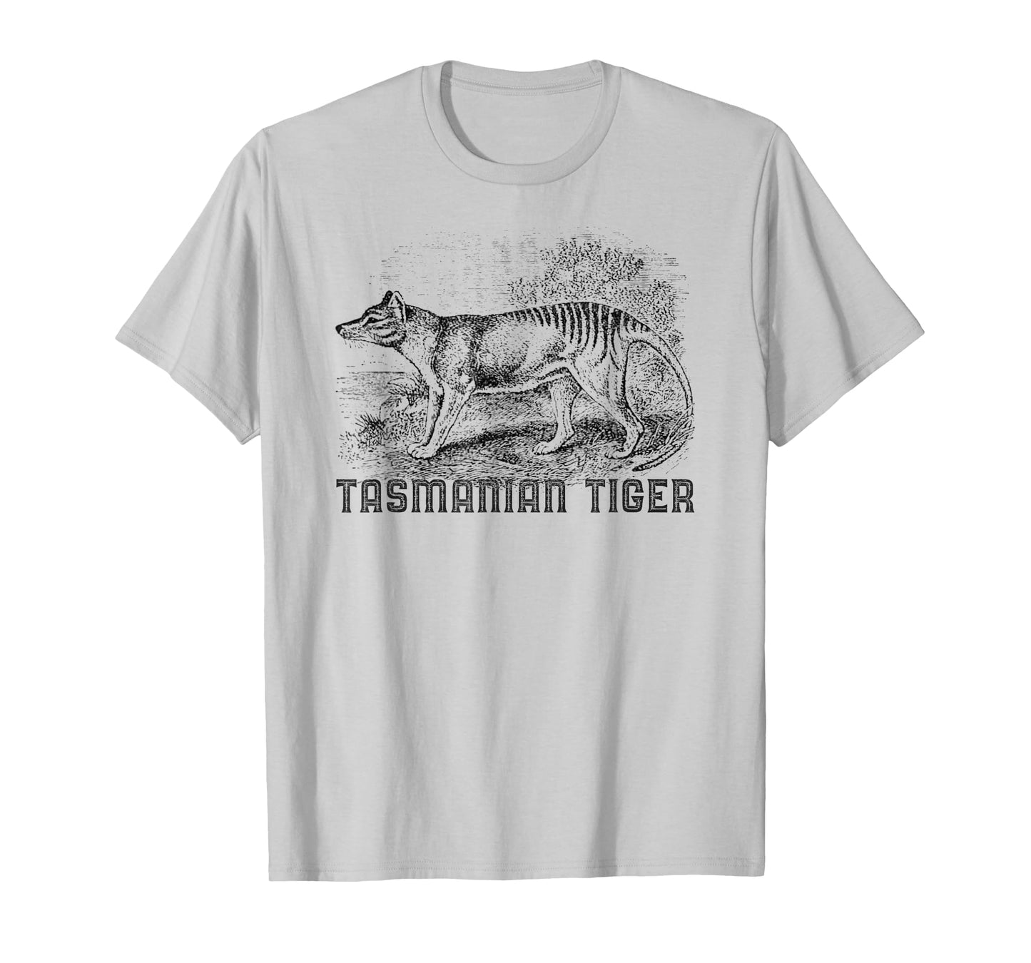 Tasmanian Wolf Tiger Thylacine Australian Extinction Gift T-Shirt