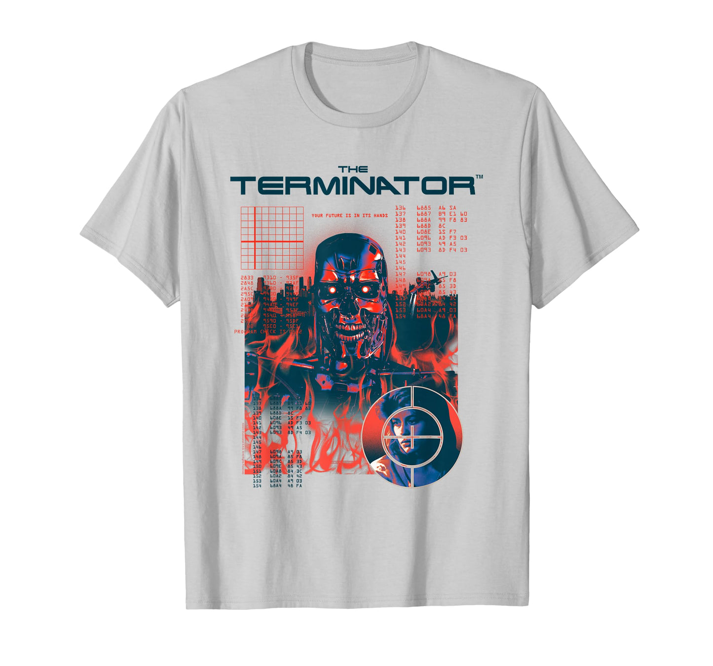 The Terminator Thermal View Robot 80's Action Movie T-Shirt