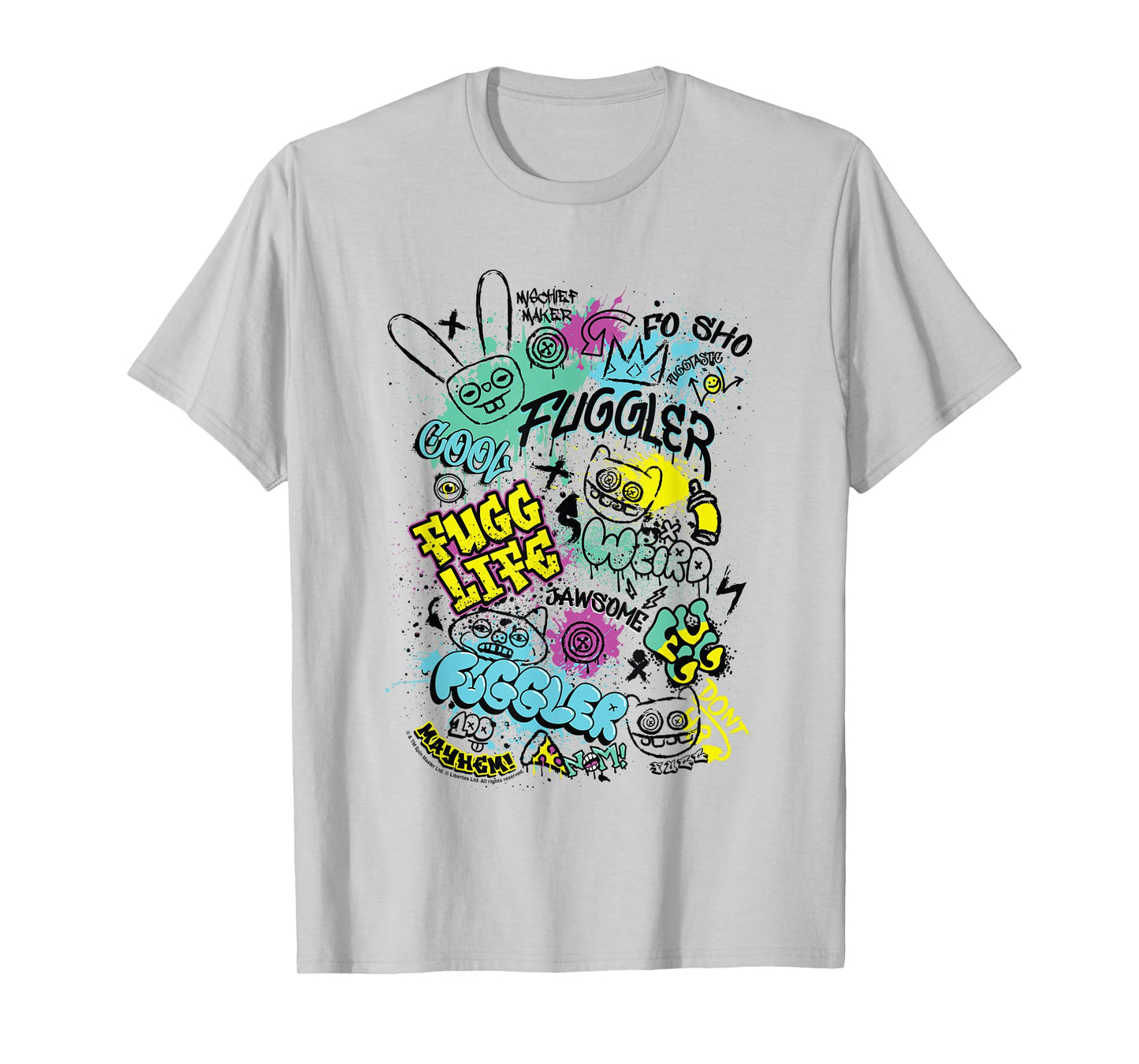 Fuggler Funny Ugly Monsters Graffiti Tags T-Shirt