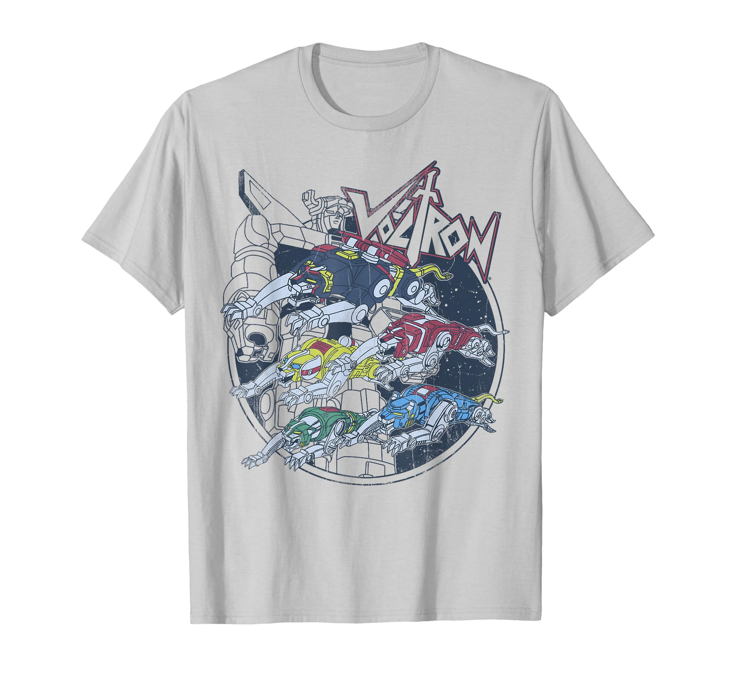 Voltron Defender of The Universe The Five Lions T-Shirt T-Shirt