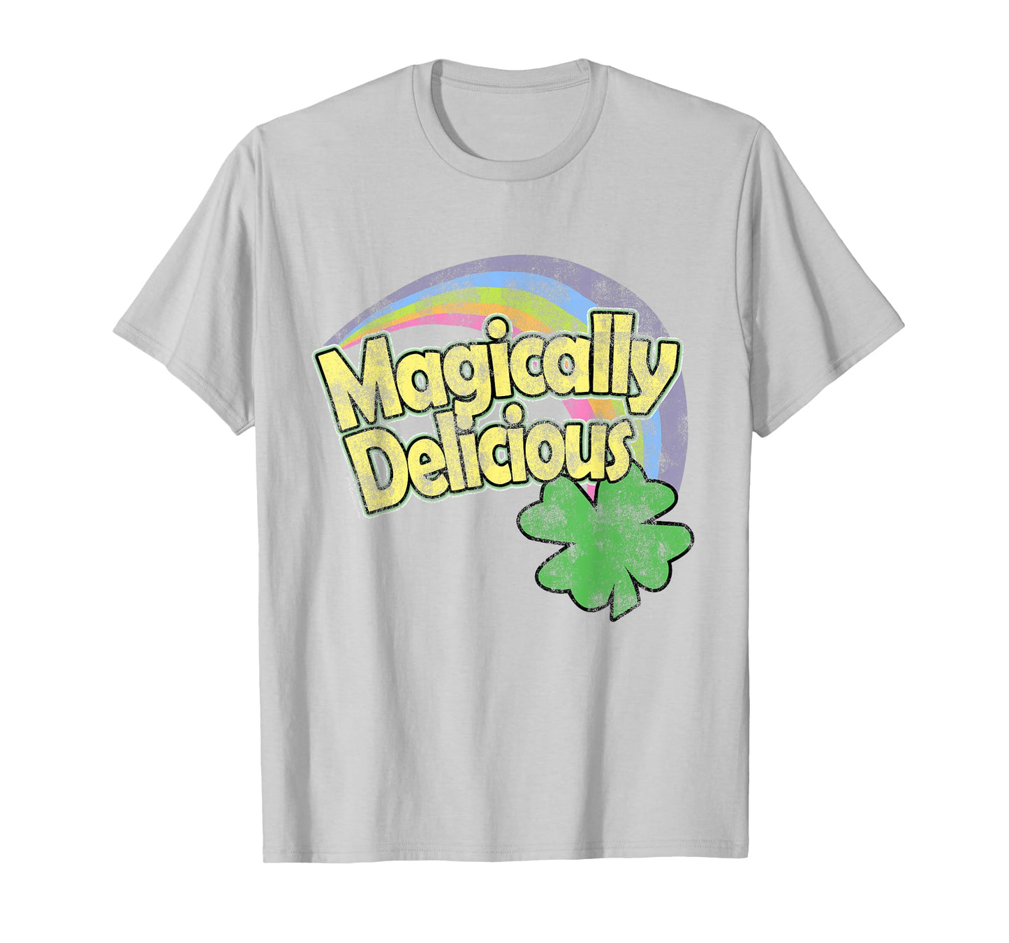 Magically Delicious 80s Vintage St Patricks Day Lucky Charm T-Shirt