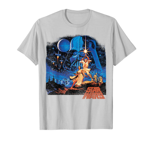 Star Wars A New Hope Classic Vintage Poster T-Shirt C2 T-Shirt