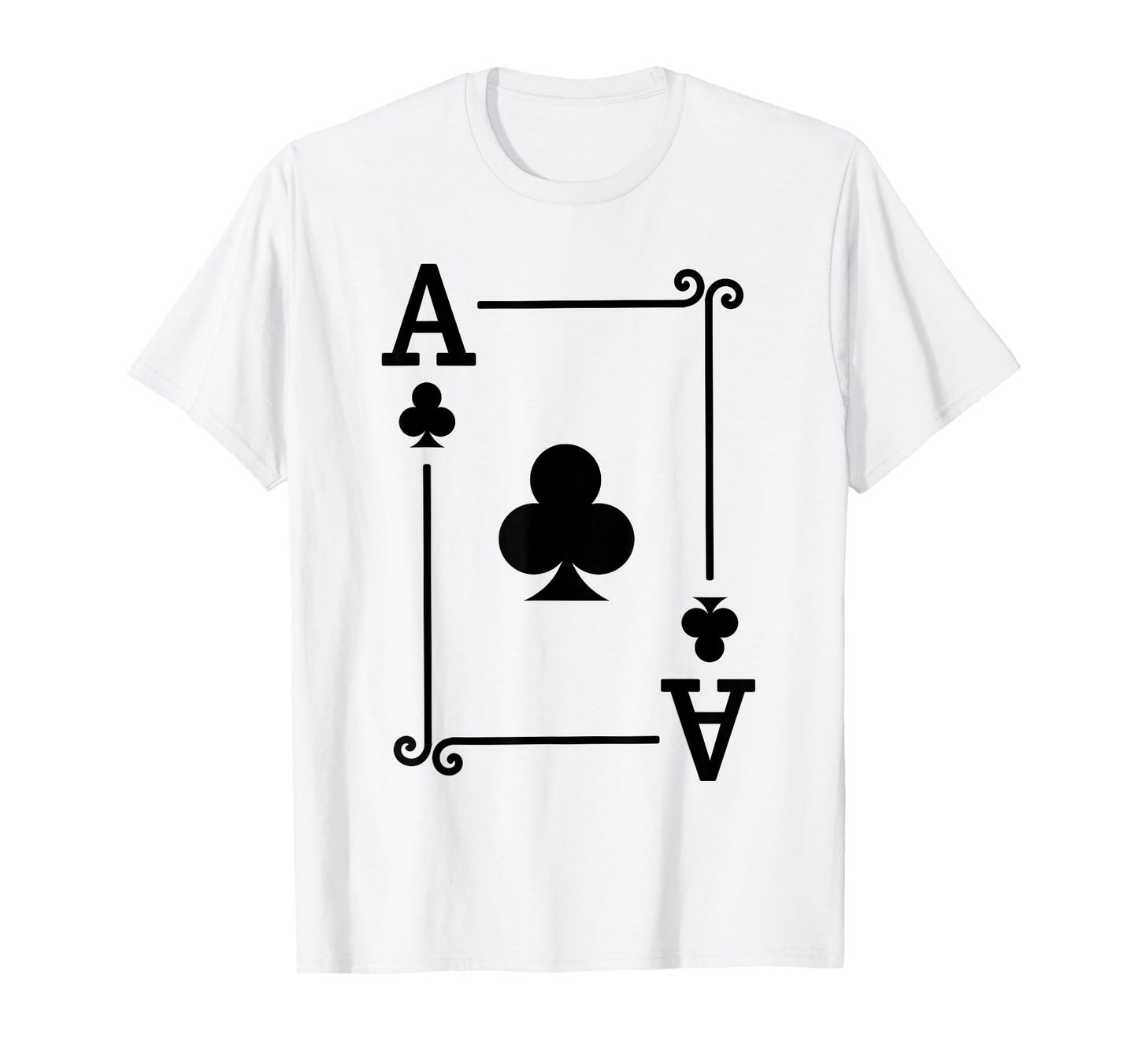 Playing Cards - Matching Clubs Card Suits - Ace Card T-Shirt