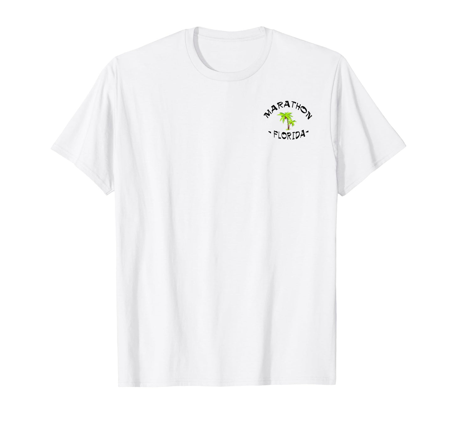 2 SIDED MARATHON FLORIDA KEY ISLAND VACATION GIFT T-SHIRT T-Shirt