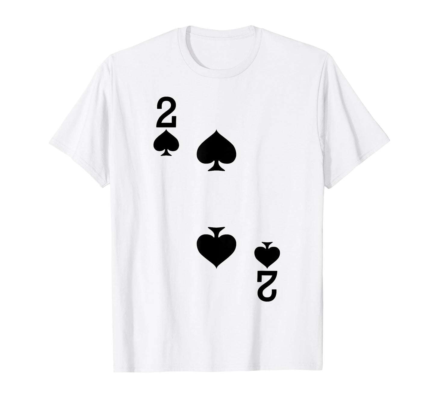 2 of Spades - Playing Card Halloween Costume T-Shirt