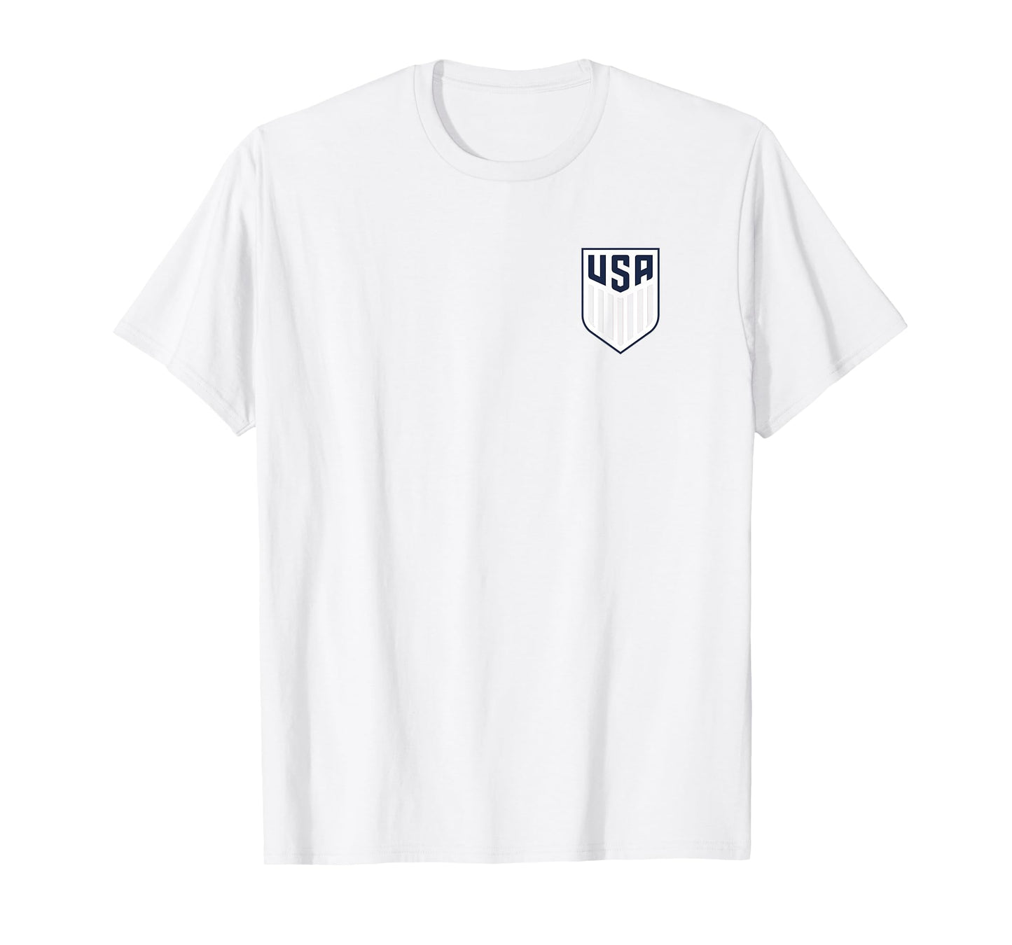 USA Soccer Front/Back Crest Red USMNT Officially Licensed T-Shirt
