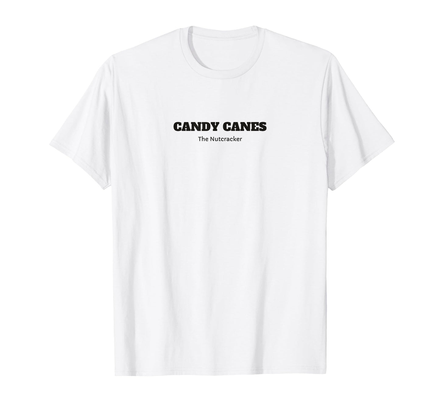 CANDY CANES HOOPS NUTCRACKER Christmas Ballet Dancer Graphic T-Shirt