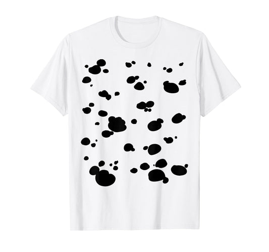 Dalmatian Dog Pattern Funny Halloween Costume T-Shirt