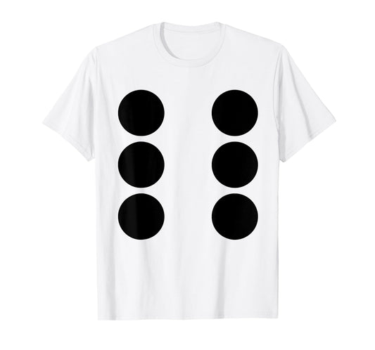 Human Dice Number 6 Group Matching Halloween Costume Family T-Shirt
