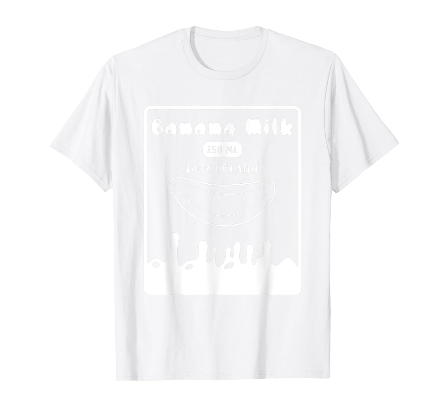 Kawaii Banana Milk Milky Vaporwave Japanese Banana Milkshake T-Shirt