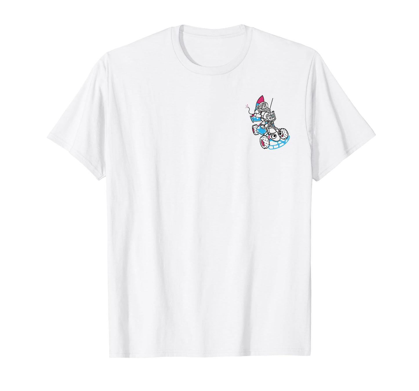 Disney Pixar Toy Story Buzz & Woody RC Car Adventure Logo T-Shirt