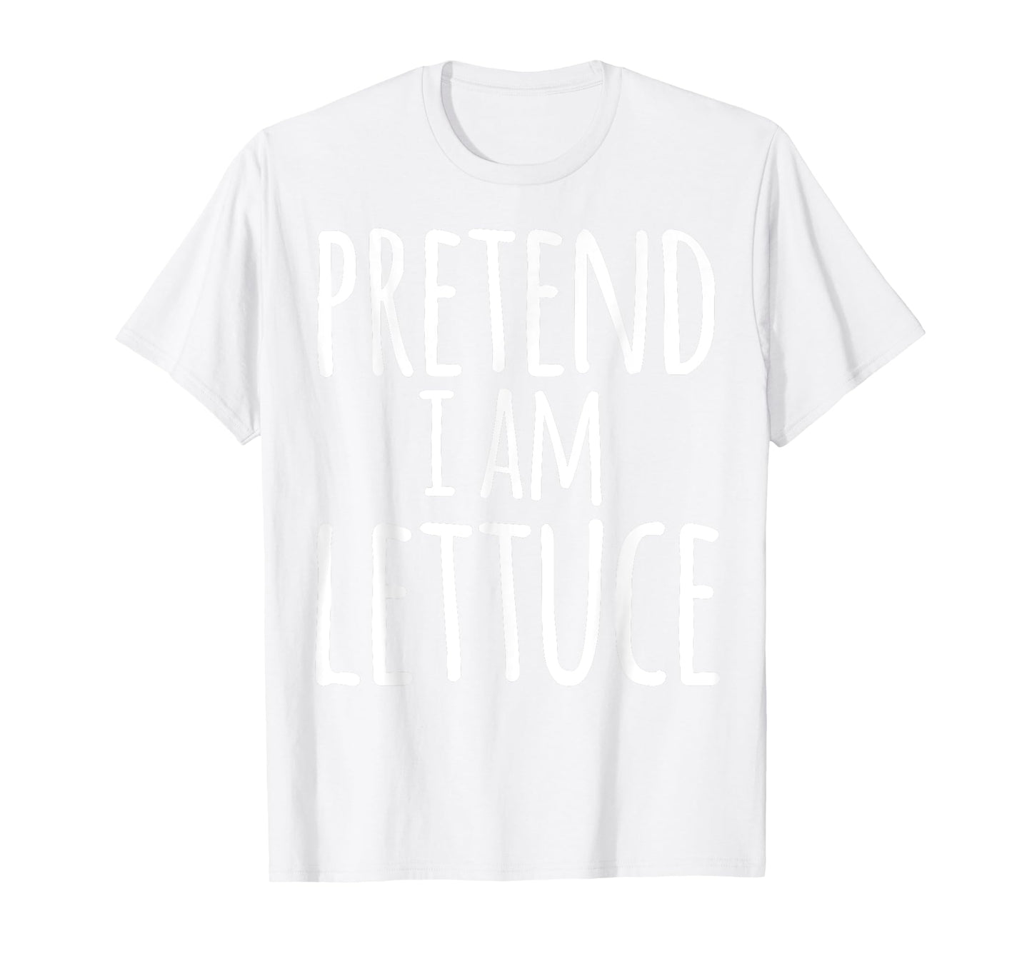 Funny Easy Lazy Halloween PRETEND I AM LETTUCE Costume T-Shirt