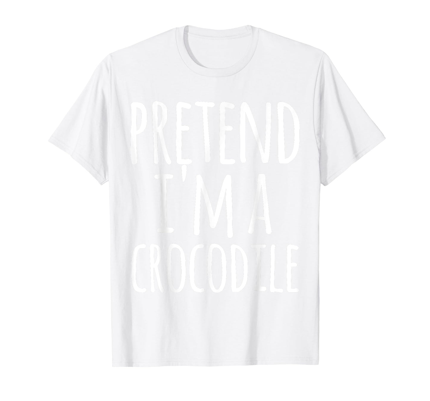 Funny Easy Lazy Halloween PRETEND I'M A CROCODILE COSTUME T-Shirt