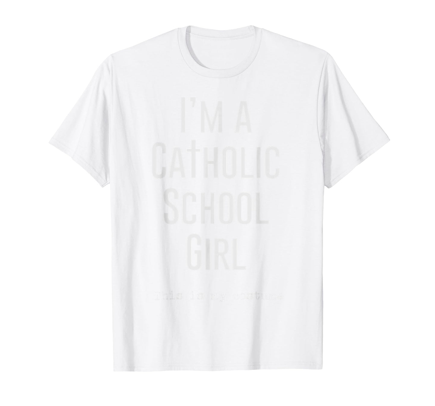 Halloween Catholic School Girl Costume T-Shirt