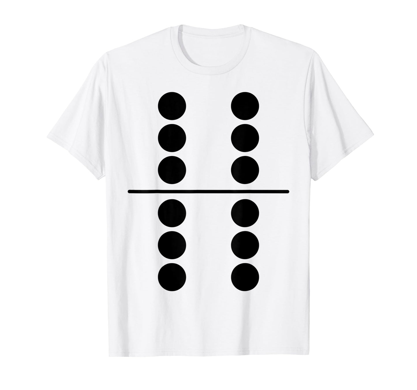 Domino 6 6 Family Matching Easy Group Halloween Costume T-Shirt