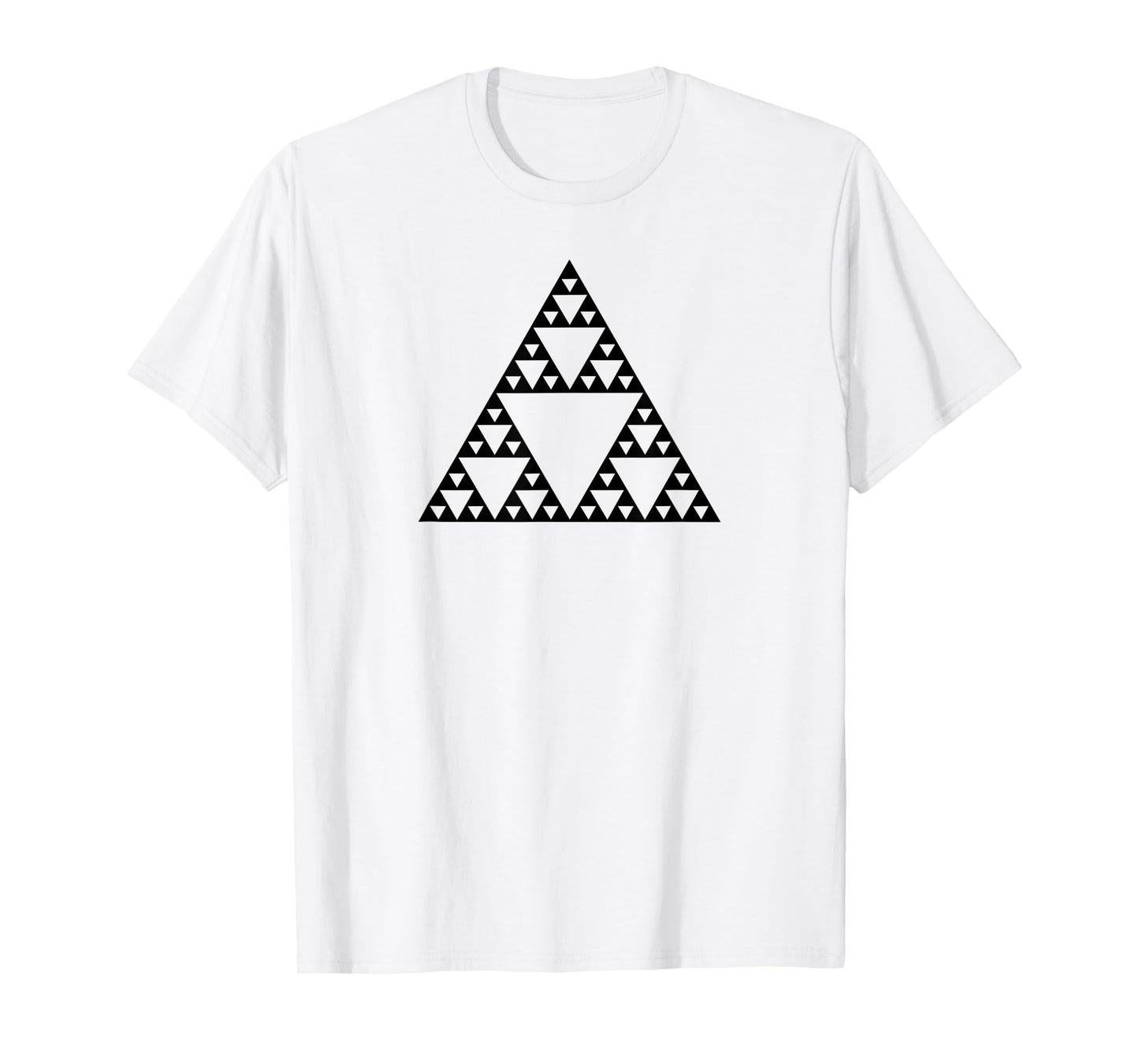 Math Sierpinski Triangle Fractal Geometry Science Infinity T-Shirt