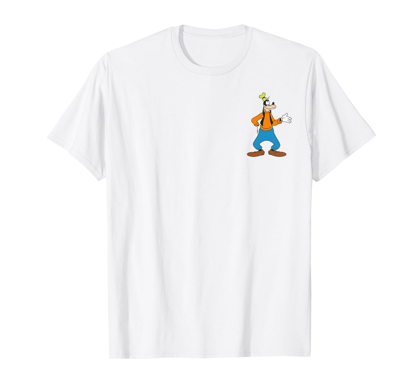 Disney Mickey and Friends Goofy Small Pocket Logo T-Shirt