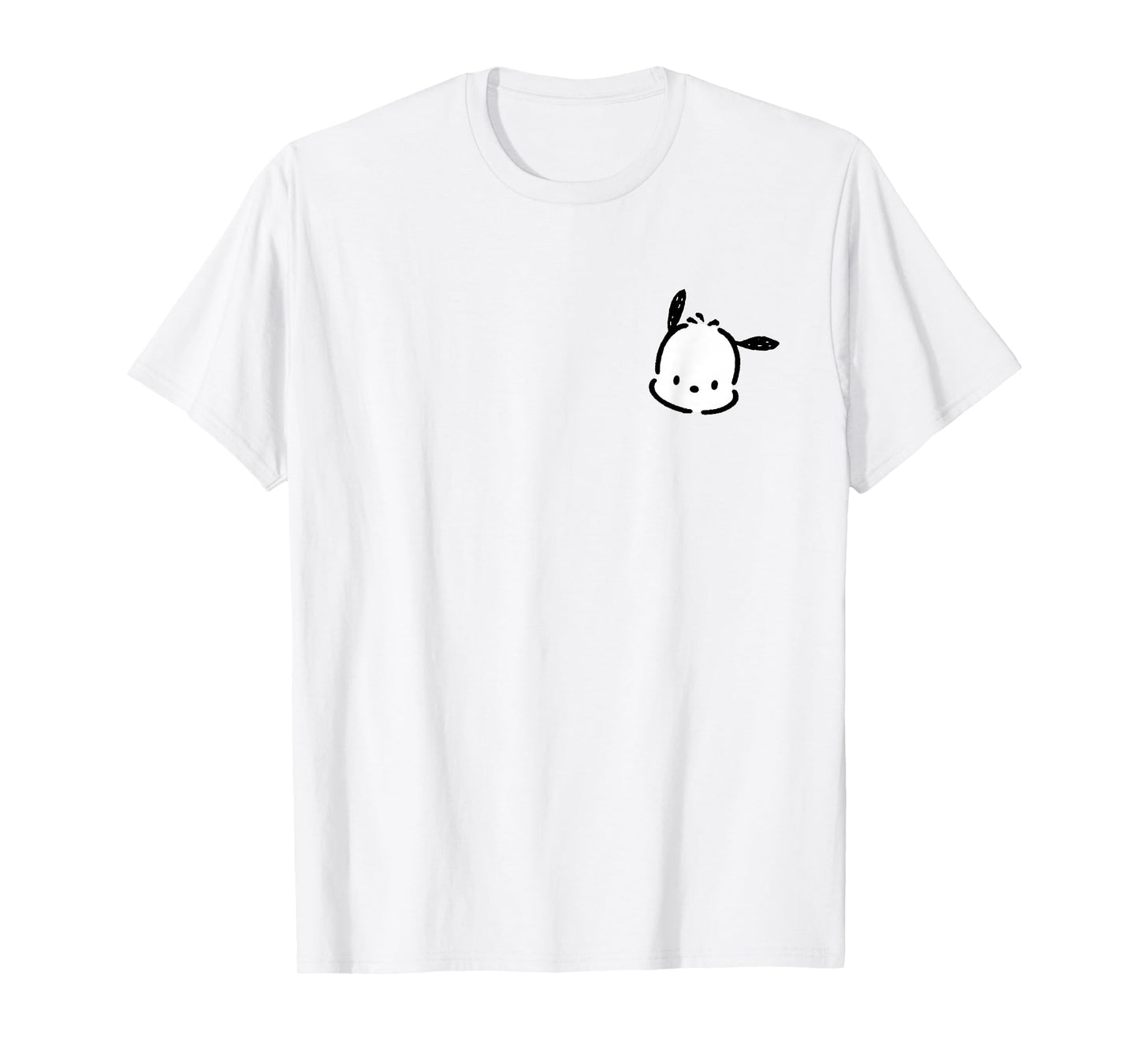Pochacco Front and Back Logo Tee Shirt T-Shirt