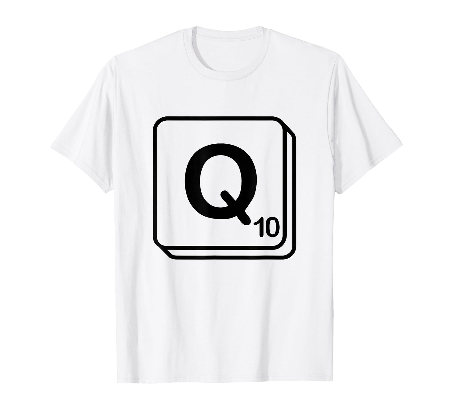 Letter Q Word Game Tile T-Shirt