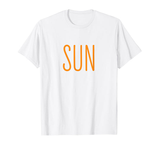 Funny US Solar Eclipse 2025 Sun Couples Costume Matching T-Shirt