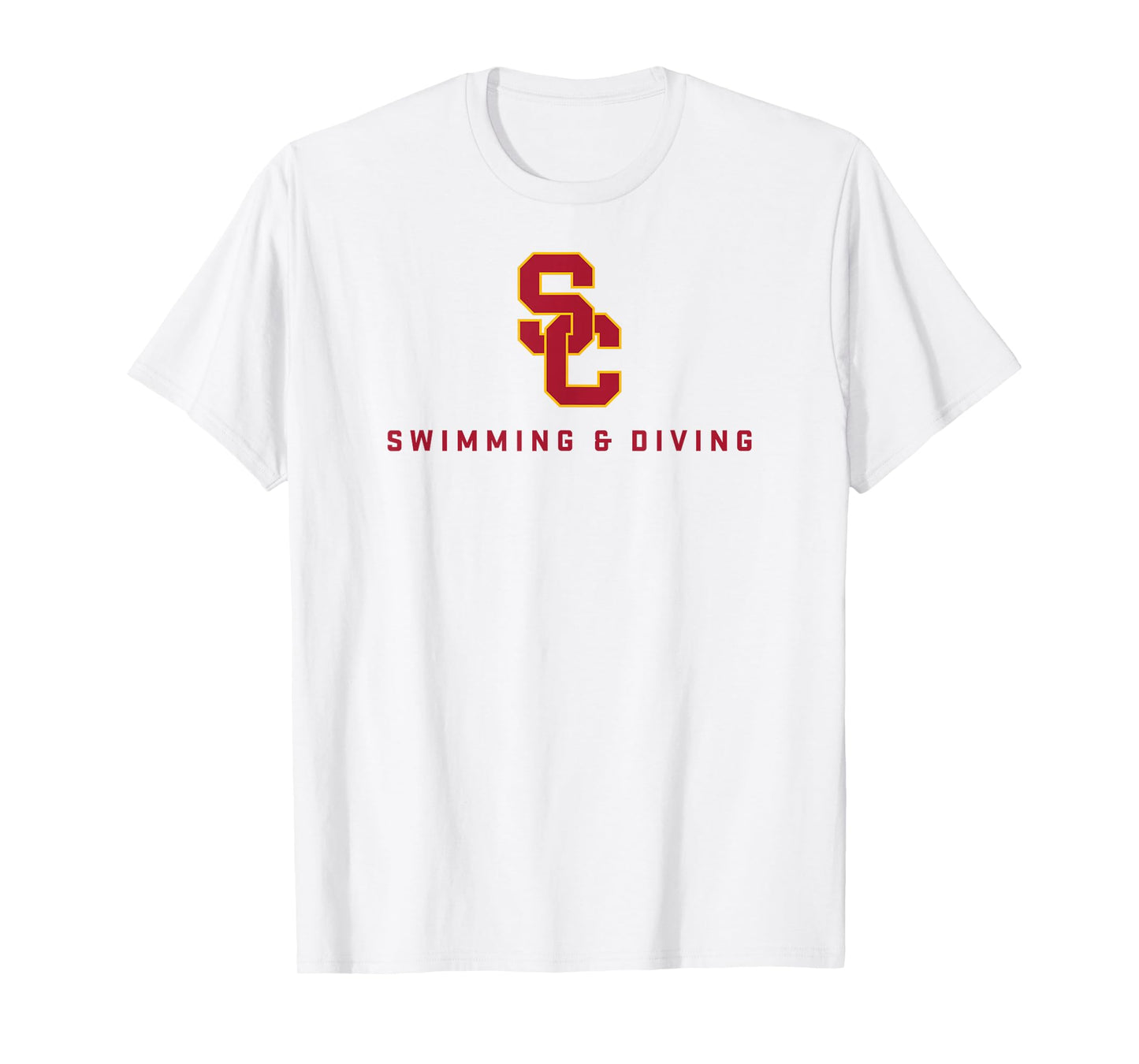 USC Trojans Swimming & Diving Iconic Officially Licensed T-Shirt
