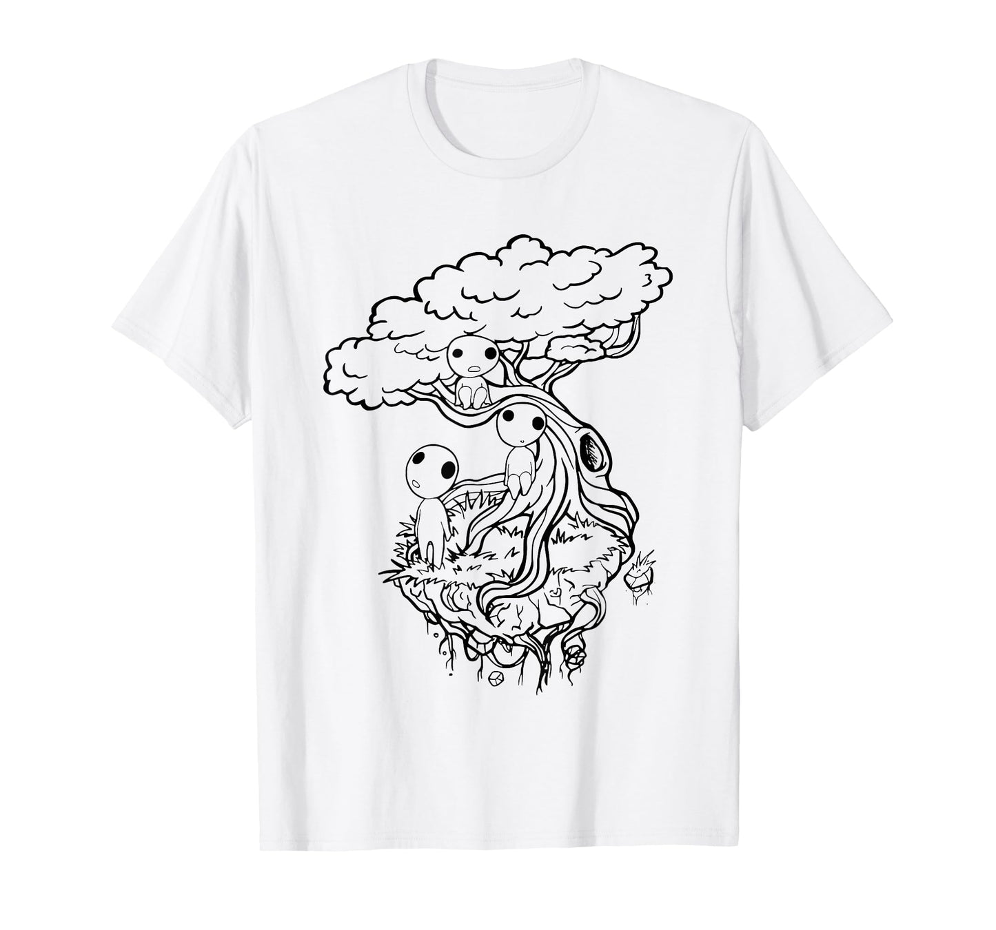 Kodama Japanese Ghosts Japan Fairy Tale T-Shirt