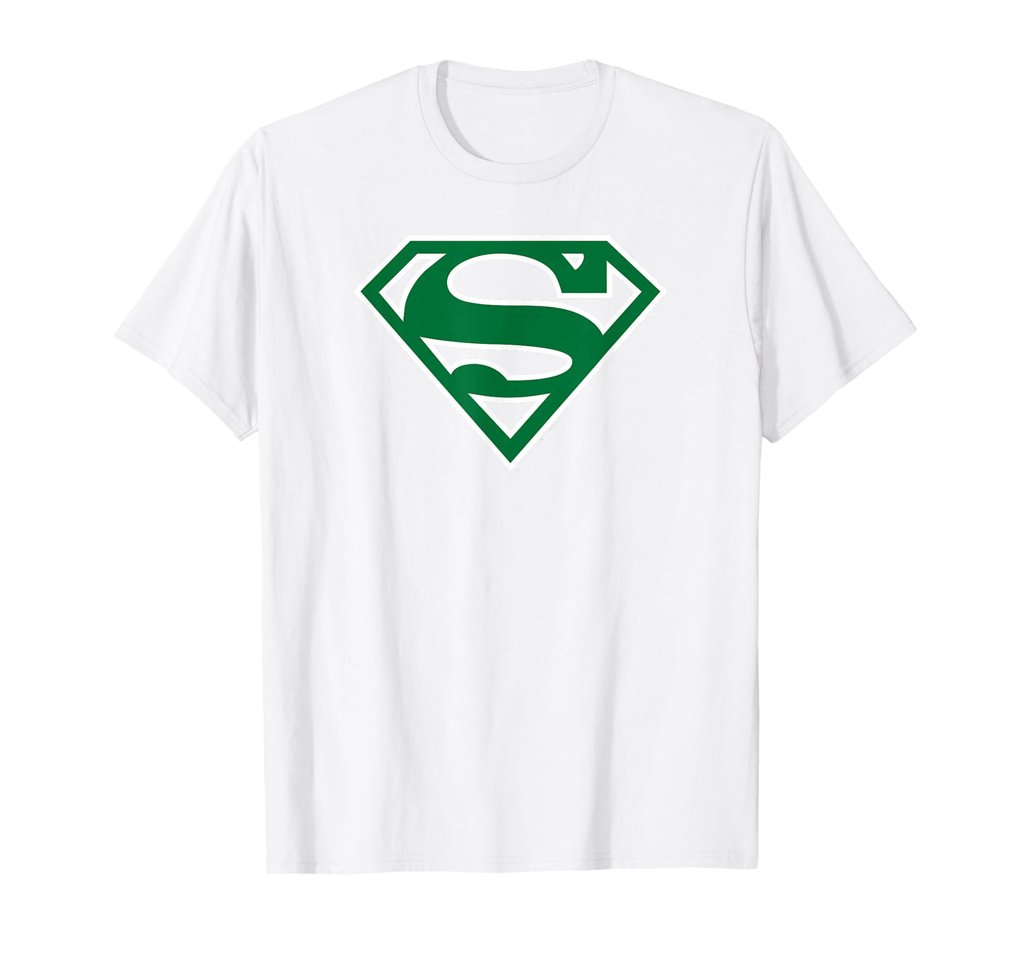 Superman Green & White Shield T-Shirt