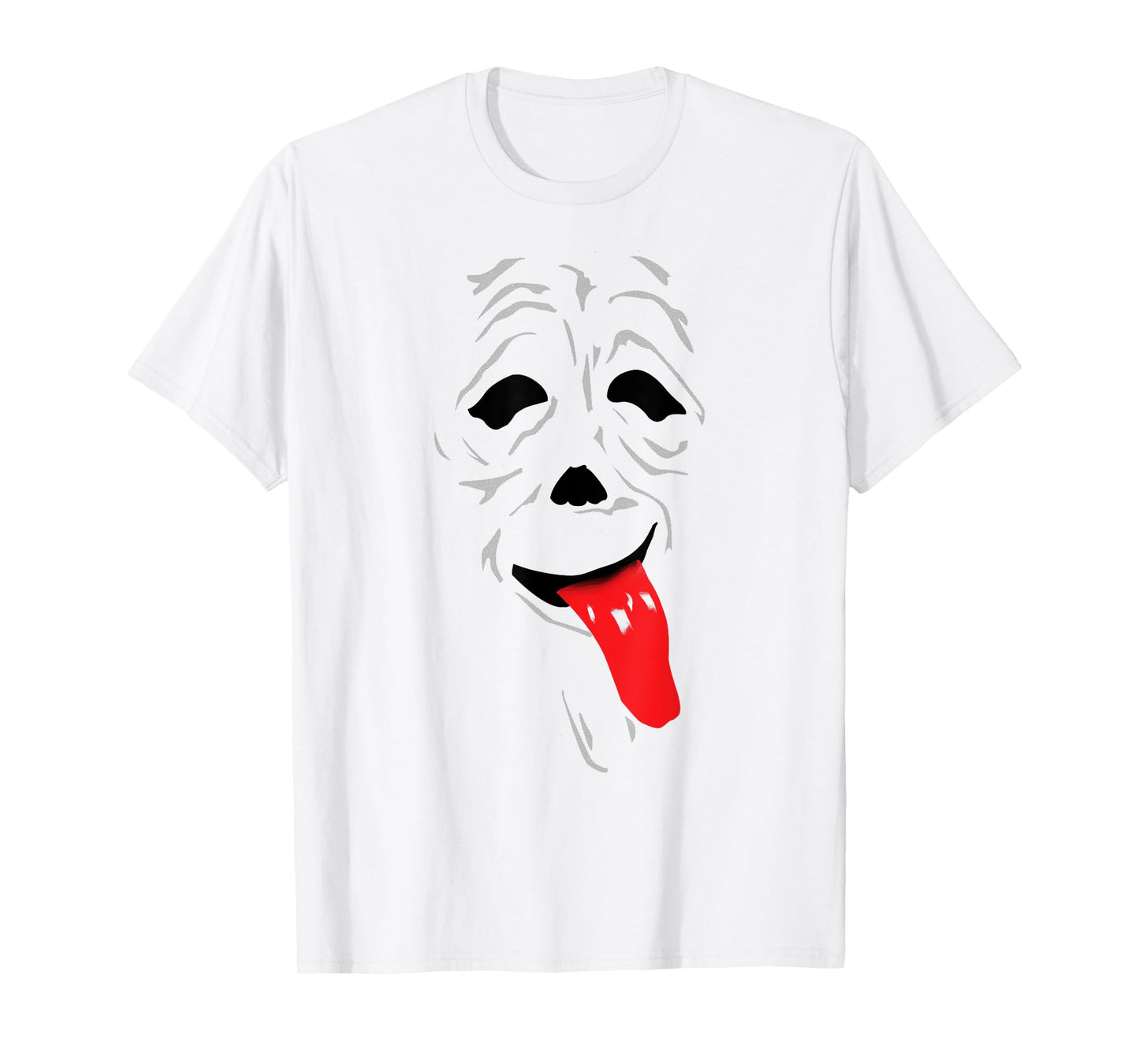 Funny & Scary Ghost - wassup face stoner horror movie comedy T-Shirt