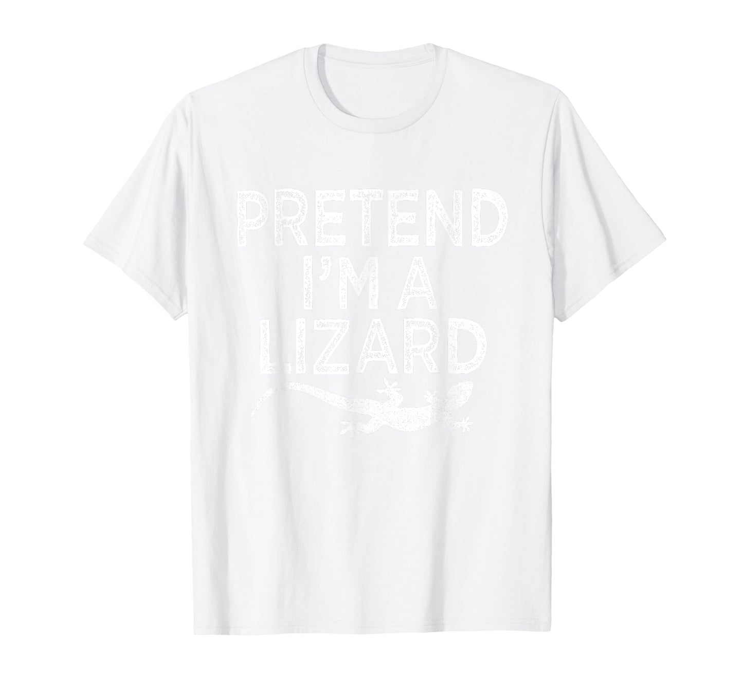 Pretend I'm A Lizard Funny Lazy Halloween Costume T-Shirt