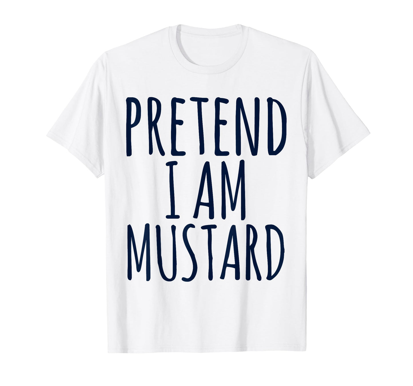 Mustard Ketchup Lazy Easy Funny Halloween Costume Matching T-Shirt