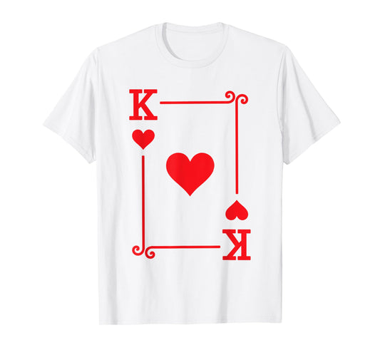 King Hearts Card Costume - Playing Cards - King Hearts T-Shirt