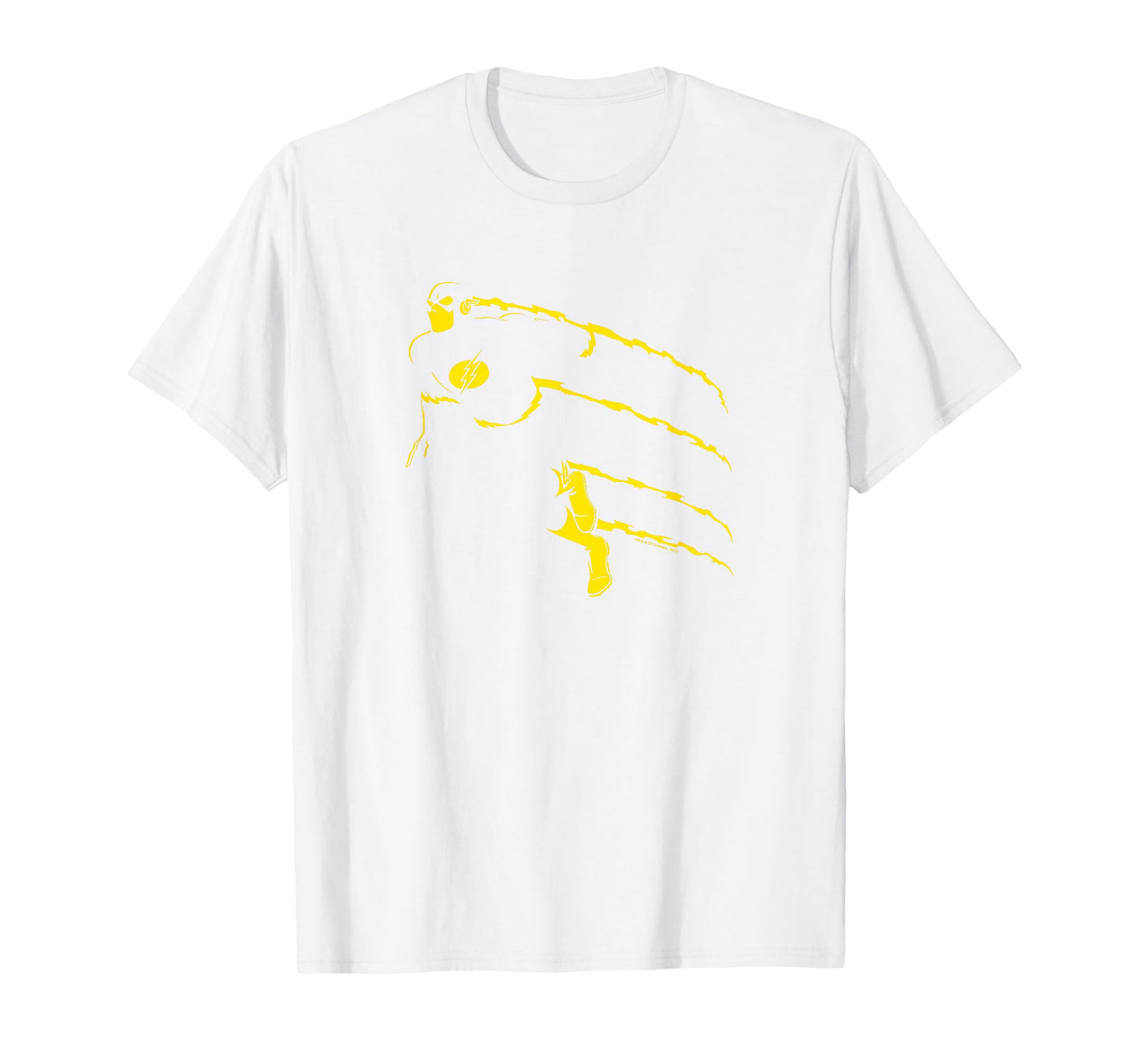DC Comics The Flash Unisex-Adults & Kids Red Short Sleeve T-Shirt - Small
