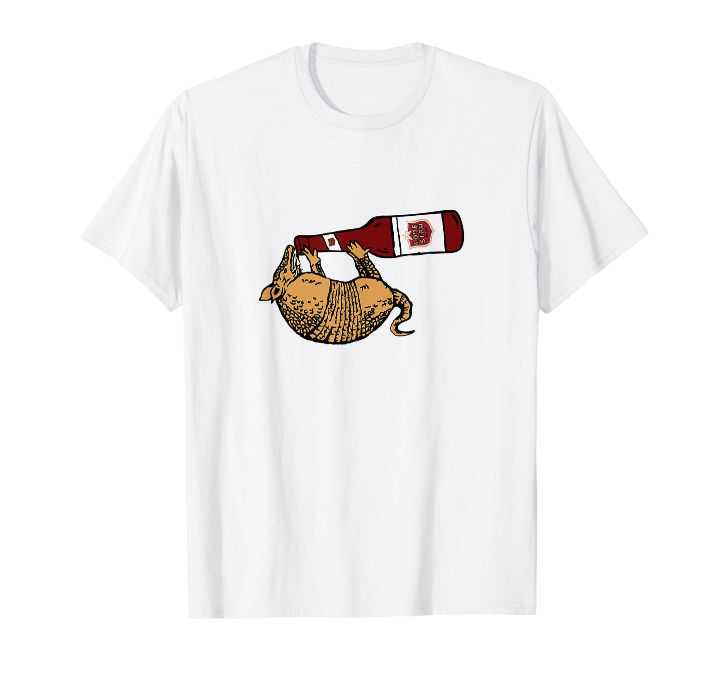 Lone Star Beer Armadillo | Texas T-Shirt