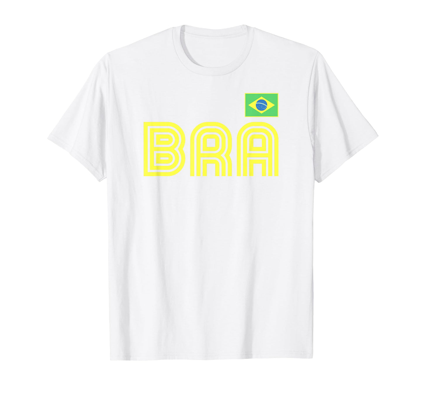 Brazil Flag Retro International Country Brasil Pride T-Shirt