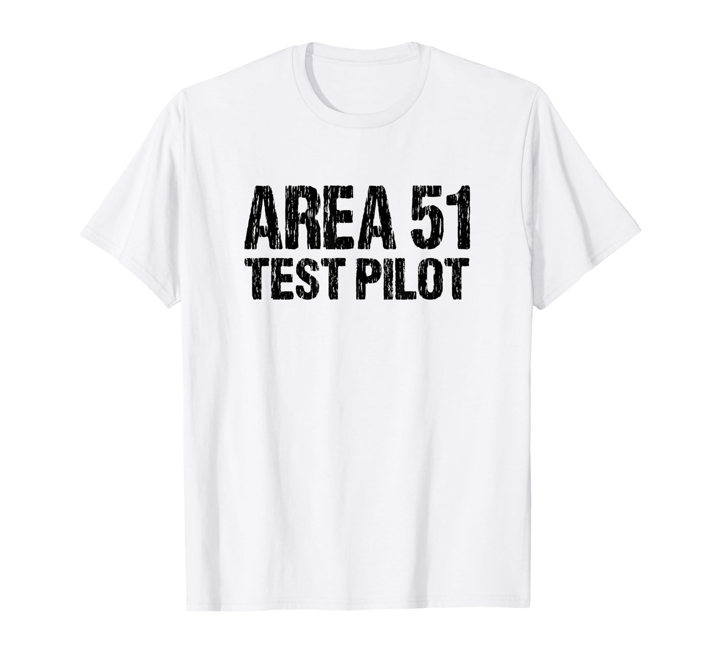 Area 51 Test Pilot Retro Halloween Costume Roswell Alien UFO T-Shirt
