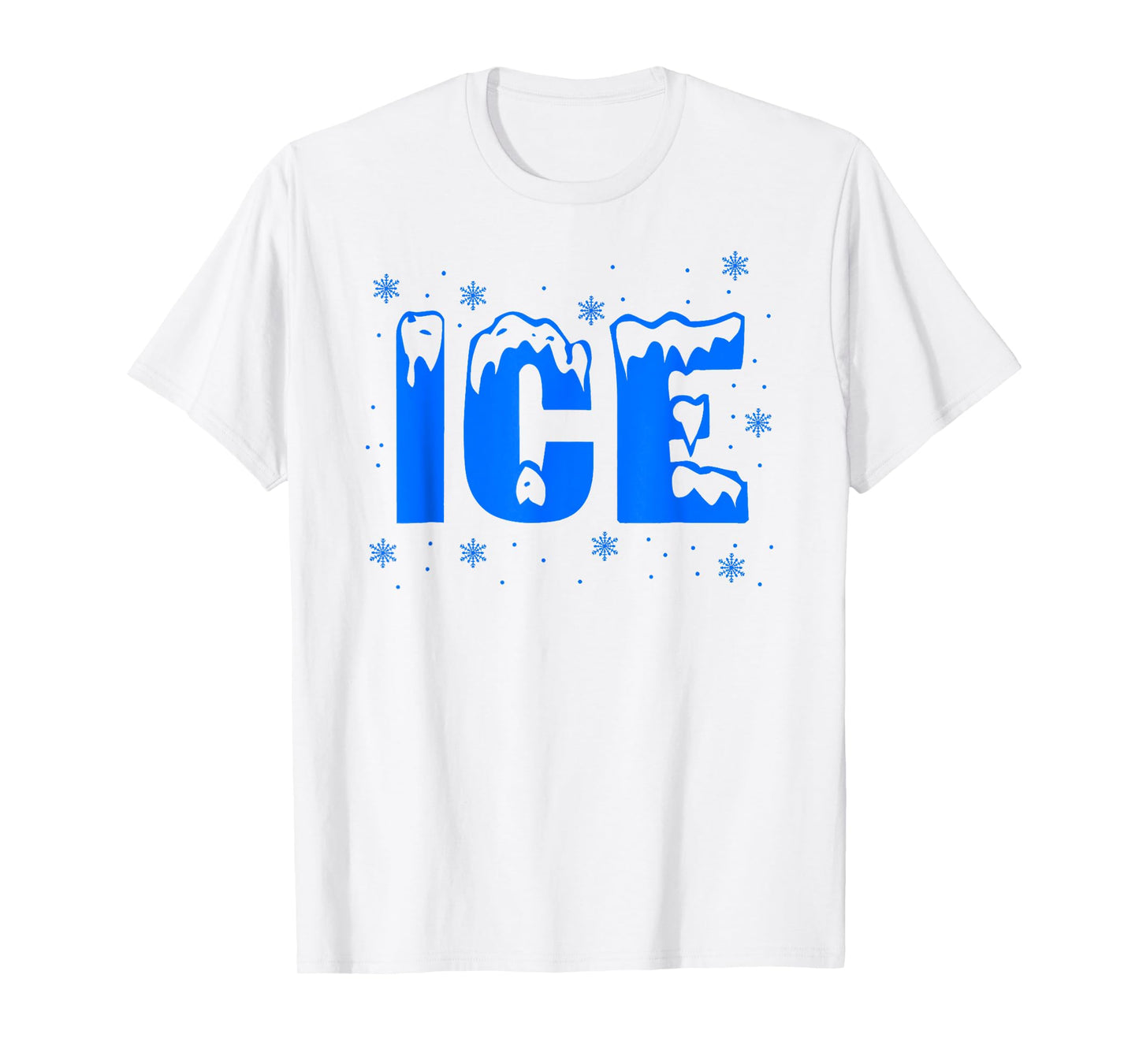 Frozen Ice Bag Funny Halloween Costume Ice Ice and Baby T-Shirt