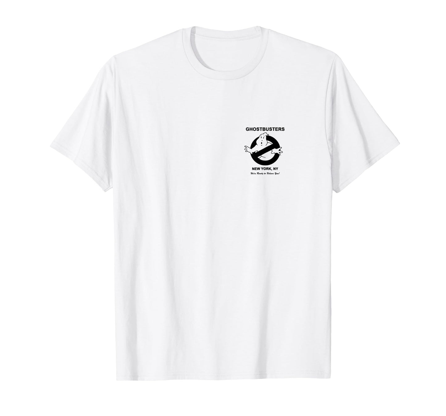 Ghostbusters Vintage Ad Front and Back Movie T-Shirt