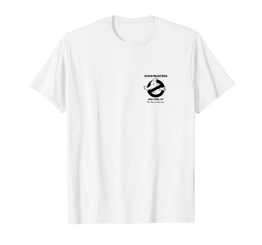 Ghostbusters Vintage Ad Front and Back Movie T-Shirt
