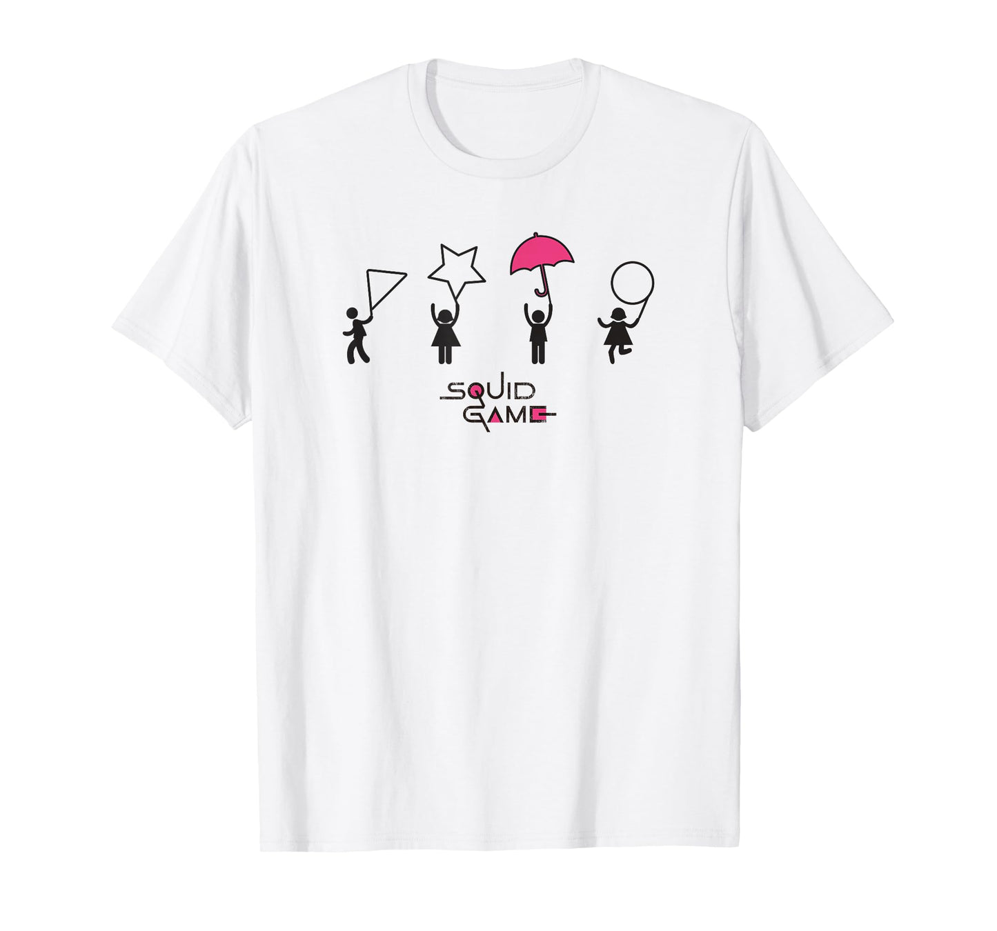 Squid Game Honeycomb Challenge Shapes Logo T-Shirt